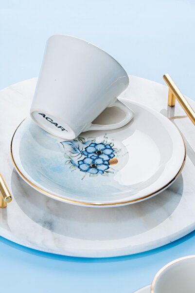 ACAR Mirosa 6 Kişilik 12 Parça Çay Seti - 180 ml