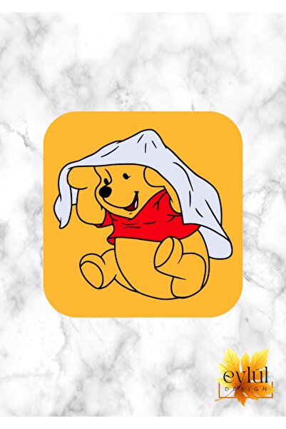 Eylül Design Winnie The Pooh Temalı Baskılı Sevimli Özel Tasarım Baskılı MDF ...