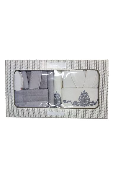 Özdilek Valıoso Grey-Cream/Silver Aile Set