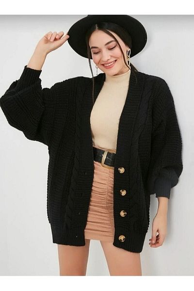 Nazende Stil Cardigan de damă tricotat cu modele