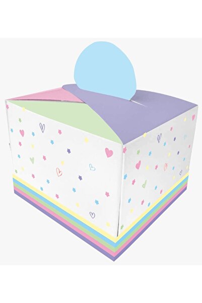 Big Party Kutu Lokumluk Makaron Renkli 25li