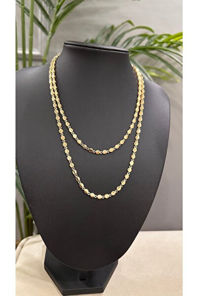 JustGAF قلادة ذهبية اللون بطول 90 سم طراز أربا