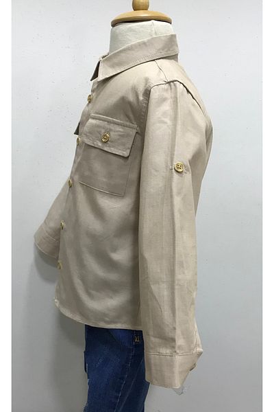 Çikoby Baby Boy Cover Pocket Shirt