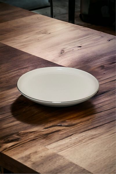 Intiale Dijon Porcelain Plate 21cm Platinum Gilded