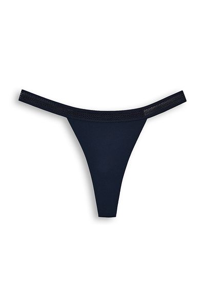 HNX Interlock Laser Cut Honeycomb Rubber Ghost Women's Thong Panties