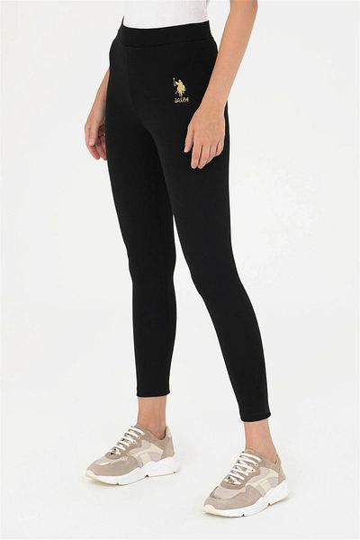 U.S. Polo Assn. Colanți negri de damă G082SZ0OP.0001742390