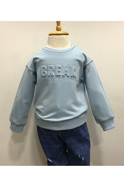 Çikoby Baby Boy Break Embroidered Sweatshirt