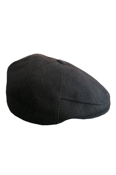 intermodaclub Men's Classic London Cap 1012 Black