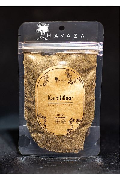 Havaza Black Pepper 40 Gr. (Molded,Natural,Fresh)