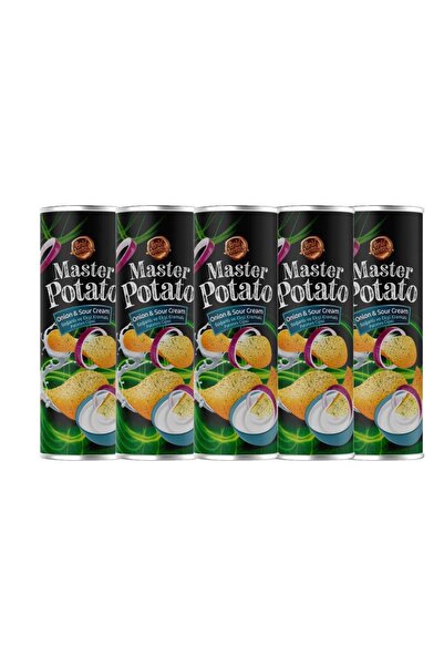Master رقائق البطاطس مع البصل والكريمة الحامضة 160 جرام ×5