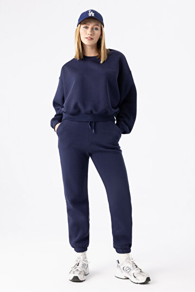 gothamvibes Kadın Jogger Lacivert Eşofman Altı
