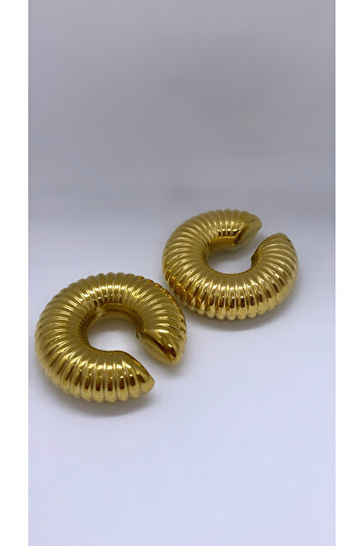 TREND kulak deliği gerektirmeyen çelik kıkırdak küpe, ear cuff küpe