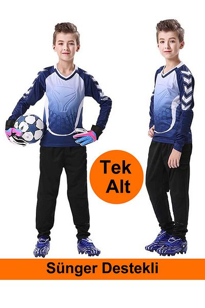 Liggo Single Bottom Children's Goalkeeper Trousers 4 Sides Sponge Supported