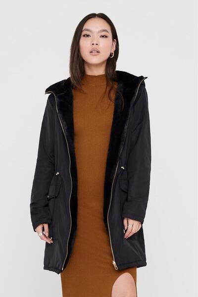 ONLY Onldahlia rev. Fur parka otw black