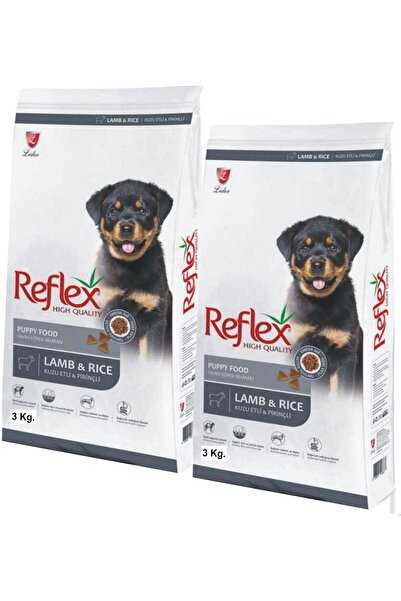 Reflex Yavru Köpek Maması Kuzu Etli Ve Prinçli 2x3 Kg.
