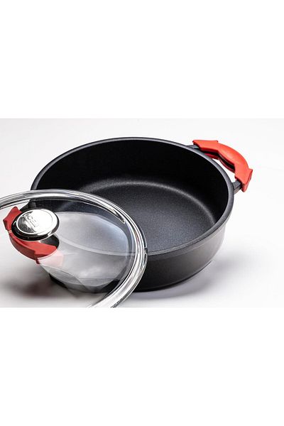 Cem 7 Piece Premium Cast Pot Set - Pyrex Lid