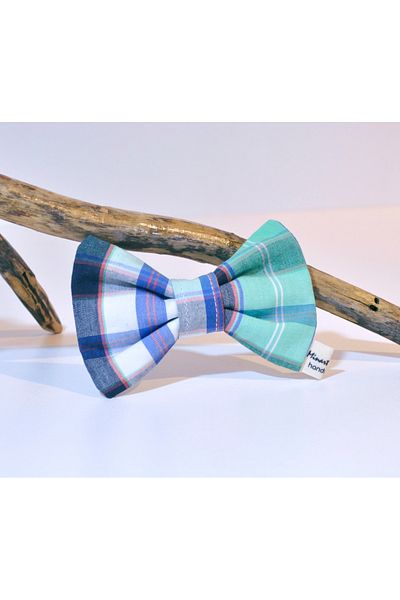 minart design BOW TIE FOR CATS AND DOGS WITH STRAPS COMPATIBLE FOR CHESTING FRAP IN BLUE TONES