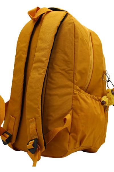 Bevitton Yellow Crinkle Fabric Backpack - 2200 Model