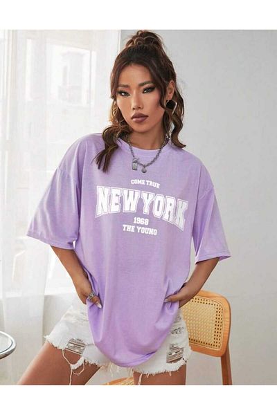 Elvino Μπλουζάκι Unisex με στάμπα New York