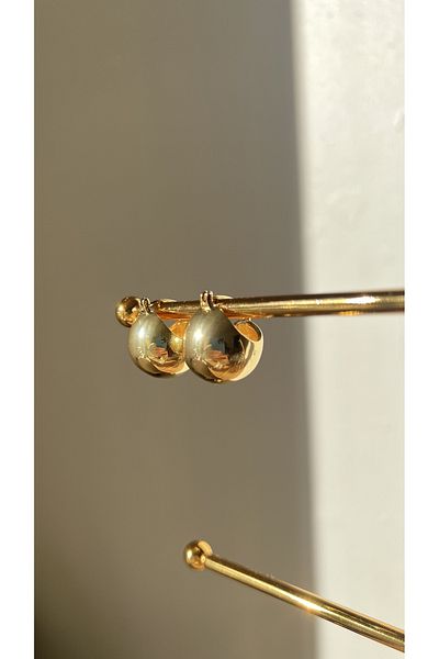 Ebru Atelier Stainless and Non-Tarnish Steel Basket Earrings