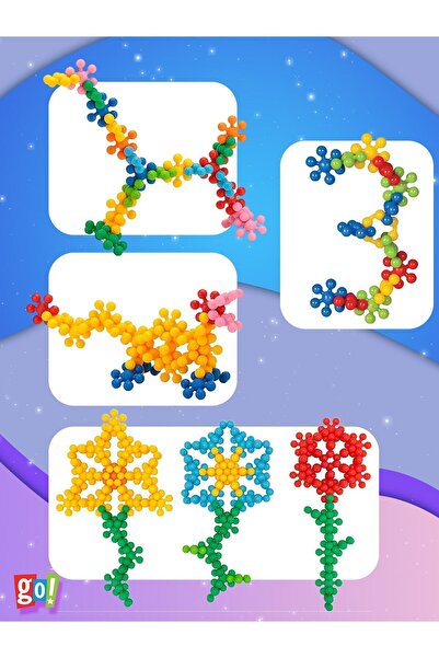 Go Toys Snowflake Molecule Building Blocks Educational Toy 120 Pcs Building Toys
