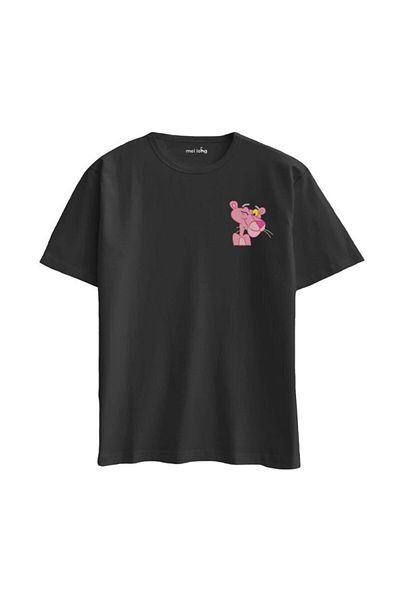 Pisa Art Μπλουζάκι με στάμπα Oversize Pink Panther