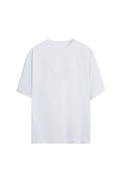 Pisa Art I'm Original Back Printed 100% βαμβακερό μπλουζάκι Oversize Λευκό