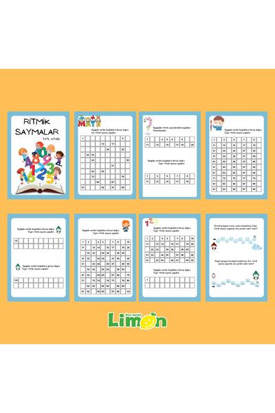 dilekyaman danışmanlık akademisi ritmik sayma eğitim seti, rakamlar seti, ilköğretim matematik