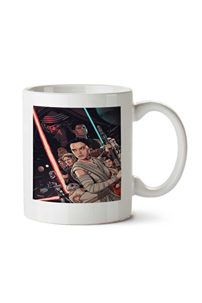 ART HEDİYE كوب مطبوع عليه وجهين من Star Wars Galaxi