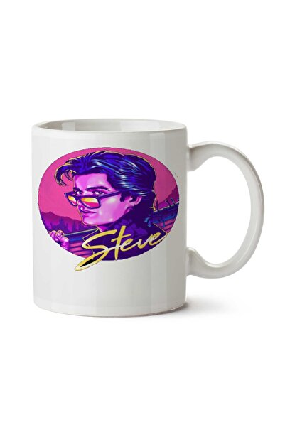 ART HEDİYE كوب STEVE HARRINGTON Stranger Things مطبوع على الجانبين
