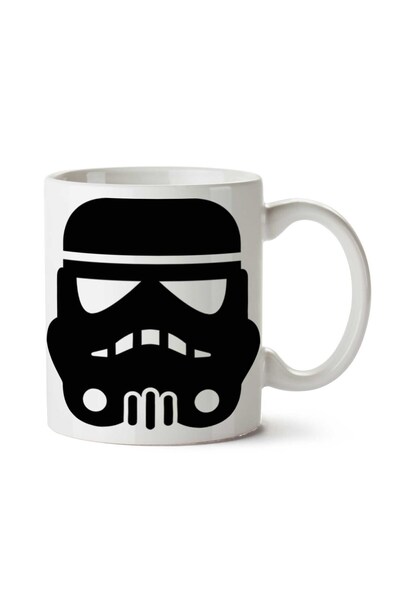 ART HEDİYE كوب ستار وورز ستورم تروبر مطبوع على الجانبين