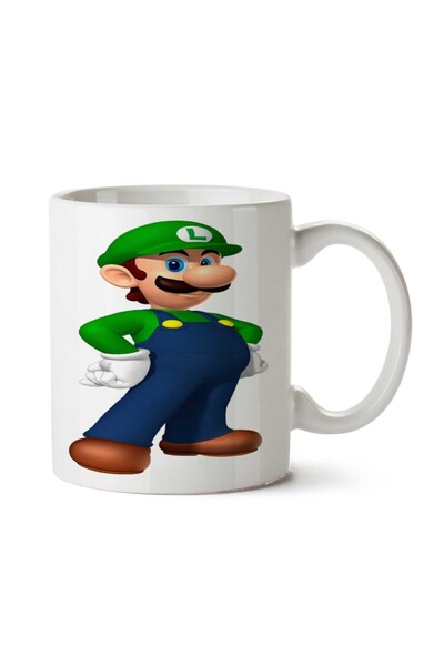 ART HEDİYE كوب سوبر ماريو بروس لويجي مطبوع على الجانبين