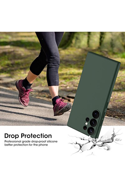 m.tk moveteck Samsung Galaxy S24 Ultra Kılıf Kamera Korumalı Mat Hisli içi Kadife Yumuşak Lansman Renkli Silikon