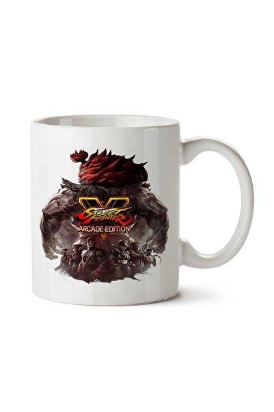 ART HEDİYE كوب Street Fighter V Arcade Edition مطبوع على الجانبين