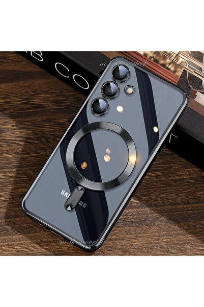 m.tk moveteck Samsung Galaxy 24 Plus Kılıf Magsafe Kablosuz Şarj Destekli Len...