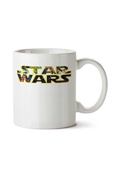 ART HEDİYE كوب ستار وورز ذهبي مطبوع على الجانبين