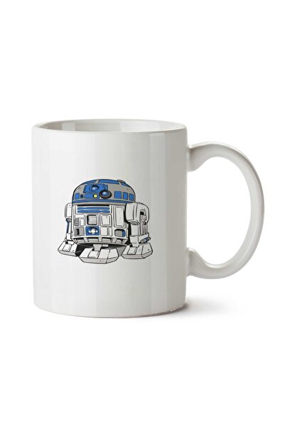 ART HEDİYE كوب مطبوع على الجانبين من Star Wars Robot