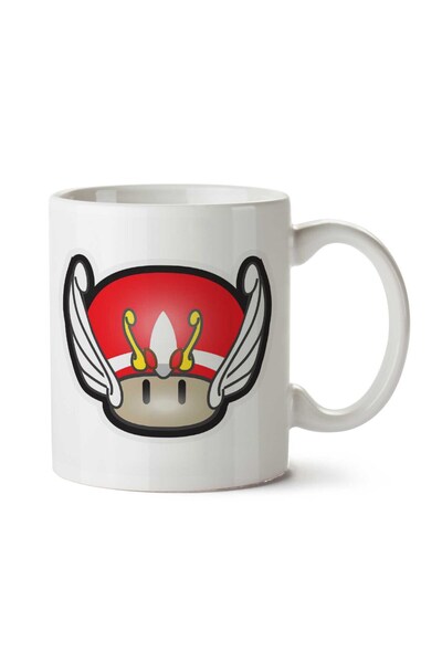 ART HEDİYE كوب سوبر ماريو ماشروم سانت سيا أوف بيغاسوس مطبوع على الجانبين