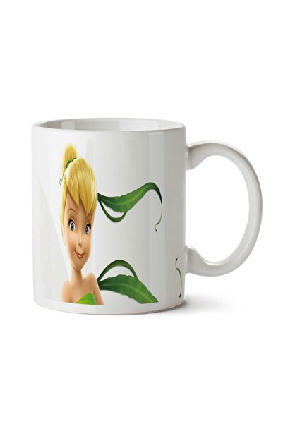ART HEDİYE كوب Tinker-Bell-PNG-HD مطبوع على الجانبين