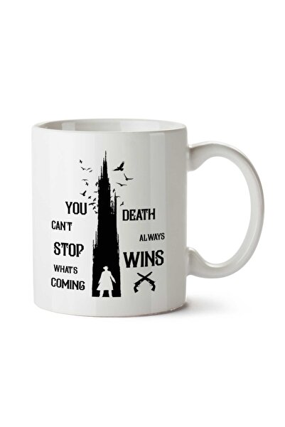 ART HEDİYE كوب The Dark Tower Gunslinger Death Always Wins باللون الأسود مطبو...