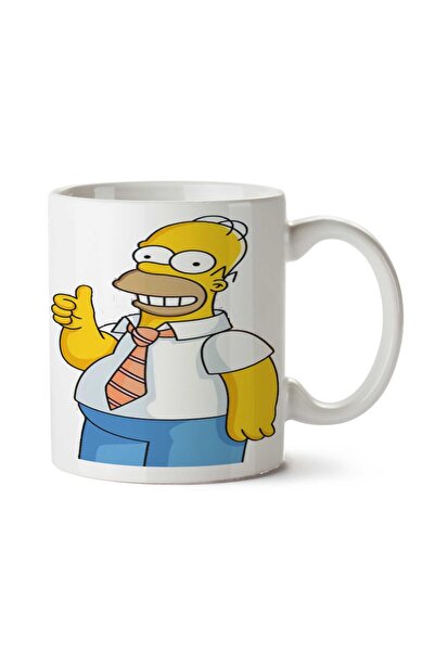 ART HEDİYE كوب سمبسون بارت سيمبسون مطبوع على الجانبين