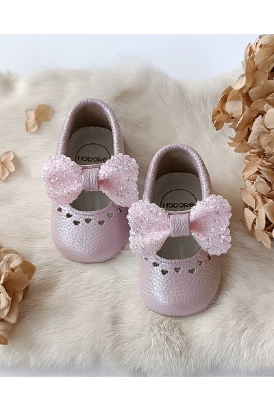 Hodore Alice Lilac Genuine Leather Baby Moccasin