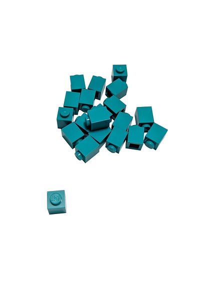 LEGO Accessory Custom Moc Creator Brick 1 X 1 Turquoise Brick 8 Pieces Will Be Sent