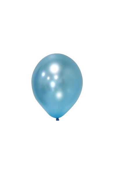 Mini Parti Mini Party Store Pastel Balloon Metallic Light Blue 10 Pieces