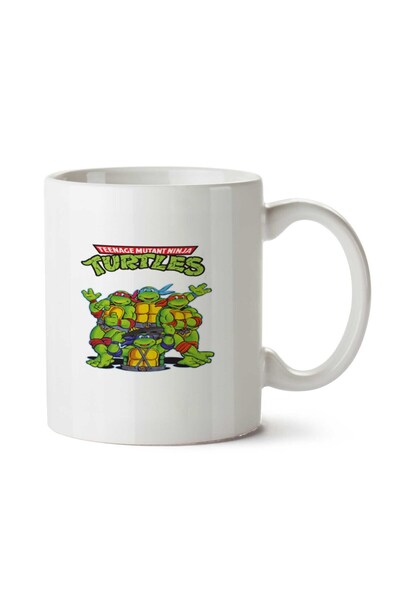 ART HEDİYE كوب بتصميم Tartarugas Ninja مطبوع على الجانبين