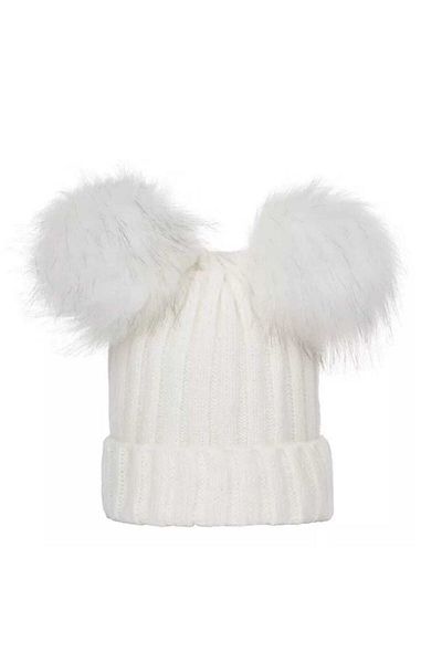 BEBEĞİME ÇORAP Double Pompom Beret - Children's Beret