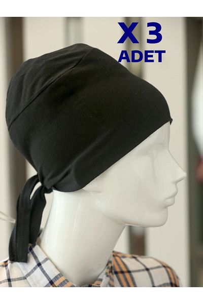Alux 3 Pieces Hijab Bonnet Scarf Bonnet Head Scarf Bonnet Turban Bonnet