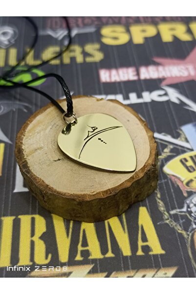 luffy design Hiçlik Sembolü Pena Kolye Sarı Pirinç