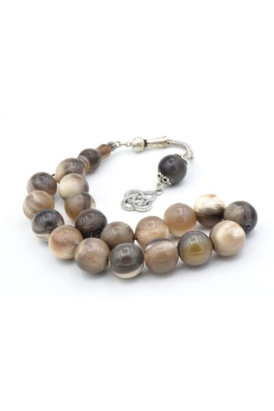 Murty99 Spiked Globe Cut Buffalo Horn Efe Mascot Rosary 14 Mm