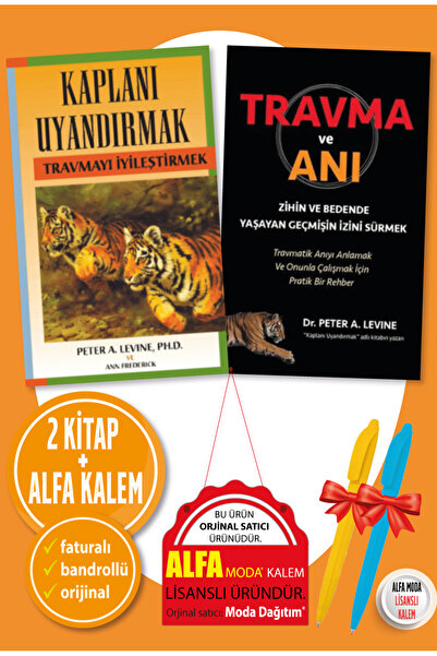 Butik Yayınları Kaplanı Uyandırmak + Travma ve Anı / Peter A. Levine & Ann Fr...
